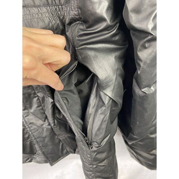 Calvin Klein Womens Jacket Medium Black Puffer Lightweight Packable Outerwear - Picture 8 of 14